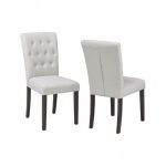 Brassex WS5700-BEI SIDE CHAIR BEIGE Set of 2