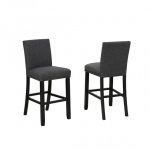 Brassex 162-29 GR AVERY 29' BAR STOOL GREY Set of 2