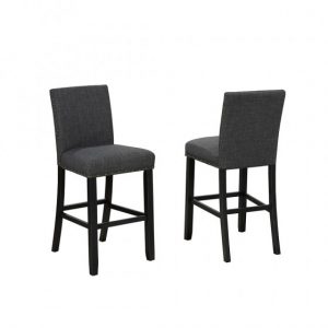 Brassex 162-29 GR AVERY 29' BAR STOOL GREY Set of 2