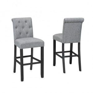 Brassex 638-29 GR TINGA 29' BAR STOOL GREY Set of 2