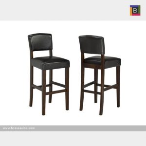 Brassex WS5422-24 BR 24' COUNTER STOOL ESPRESSO Set of 2