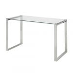 DAVID B Glass Desk