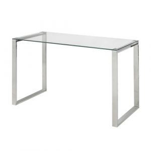 DAVID B Glass Desk