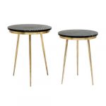 Belvin End table XC-52977 SET OF 2 GREEN MARBLE
