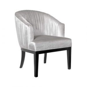 VERSAILLES Accent Chair GY-AC-8142 E.Grey Velvet Accent Chair