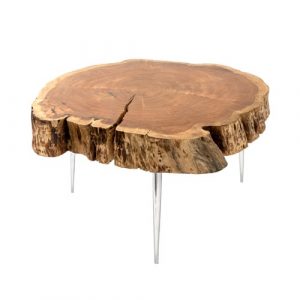 AKIS Coffee Table XC-4255XL Natural Wood Without fill