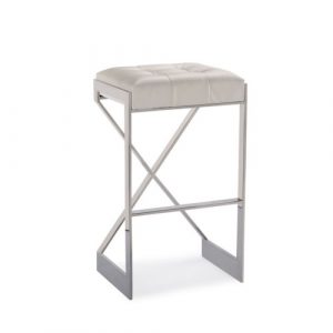 CRISS CROSS Counter stool GY-COU-8110 White Aspen Set of 2