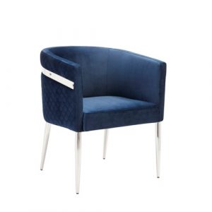 Anastasia Accent Chair GY-AC-8200 Blue Velvet Accent Chair