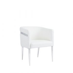 Anastasia Accent Chair GY-AC-8200 White pu Accent Chair
