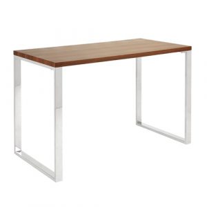DAVID DESK VENEER WOOD STEEL LEGS