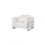 ALEX CHAIR GY-AC-8374 ASPEN WHITE Accent Chair