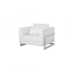 ALEX CHAIR GY-AC-8374 ASPEN WHITE Accent Chair