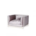 ARMANI CHAIR GY-AC-8347 Charcoal V Accent Chair
