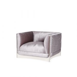 ARMANI CHAIR GY-AC-8347 Charcoal V Accent Chair