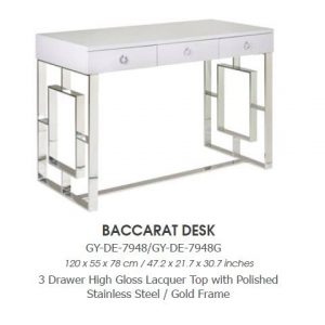 BACCARAT Wood Top Desk GY-DE-7948