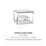 BAROLO GY-ET-8005 Polished steel end table
