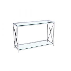 ELSA Console Table GY-CST-SX0302 w/ Mirror shelf