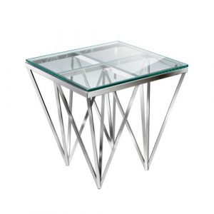 LUXOR End Table GY-ET-7745 Polished stainless steel