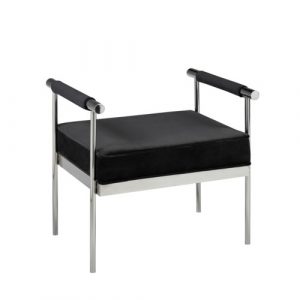 HELEN X-OT-7826SS Black Sky Velvet Ottoman
