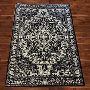 Maxico 2027 Grey Black Rug