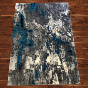 Maxico 2045 Grey Turquoise Rug