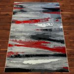 Maxico 3610 Grey Red Rug