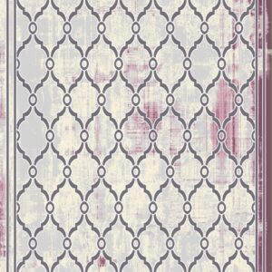 Mersin E1002A-CREAM-LILA Rug