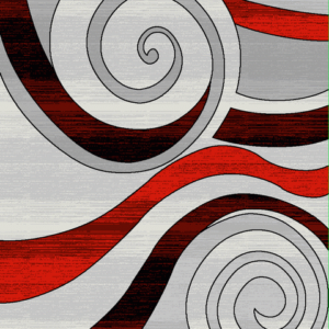 Panama-Carving G5065A-GRI-KIRMIZI Rug
