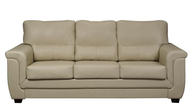 #6149 LEATHER 3 Pcs Sofa Set