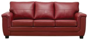 #6161 LEATHER 3 Pcs Sofa Set
