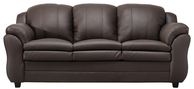#2976 LEATHER 3 Pcs Sofa Set