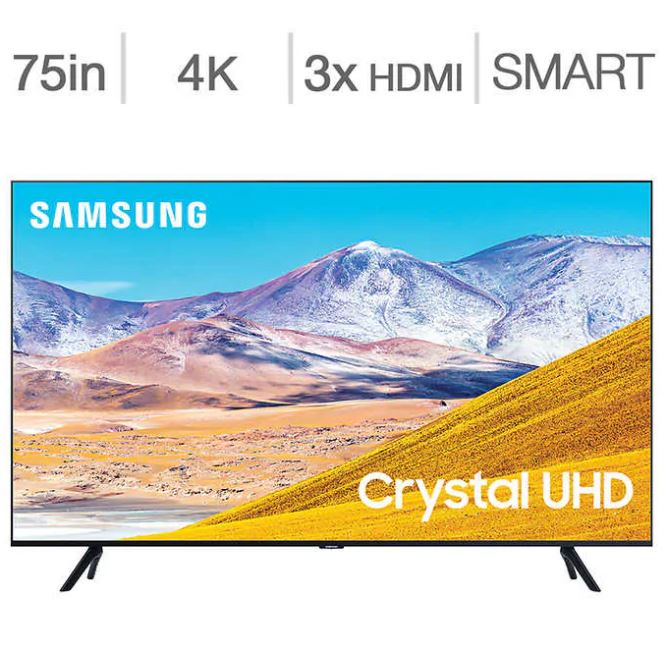Samsung 75-in. Smart 4K HDR TV UN75TU8000
