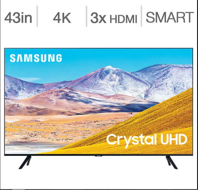 Samsung 43-in. Smart 4K HDR TV UN43TU8000