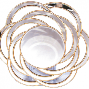Full Moon Wall Mirror Gold