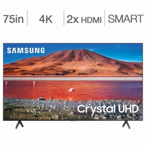 Samsung 75-in. Smart 4K HDR TV UN75TU7000