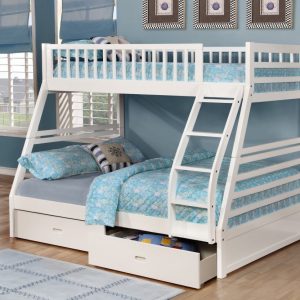 Ifdc B-117-W Twin/Full bunk bed