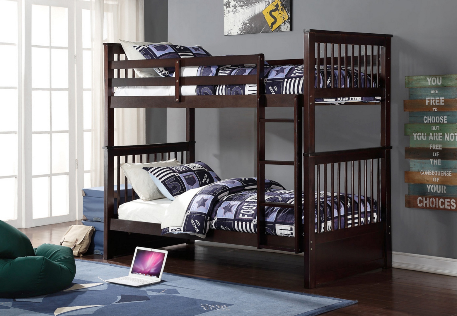 Ifdc B-101E Twin/Twin Bunk Bed