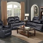 8049 3 Piece Air Leather Recliner Set