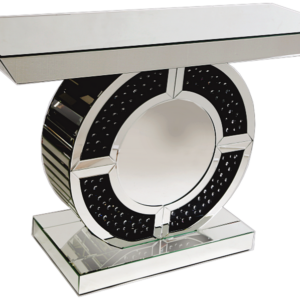 Black Bead Console Table