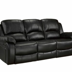 6060S- BLK BORIS RECLINER SOFA