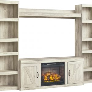Bellaby 4-Piece Entertainment Center with Electric Fireplace