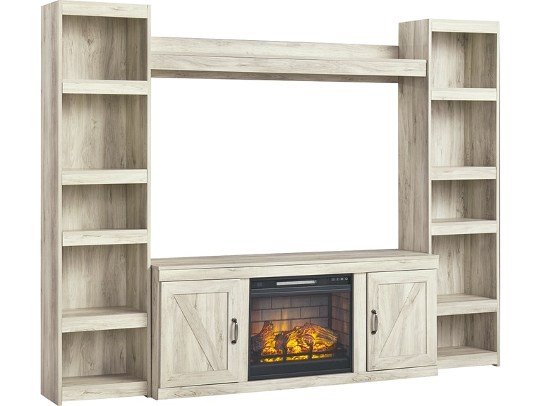 Bellaby 4-Piece Entertainment Center with Electric Fireplace
