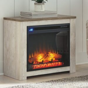W267 Willowton Fireplace Mantel With Fireplace Insert