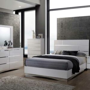 Stoney White 6 Piece Queen Size Set