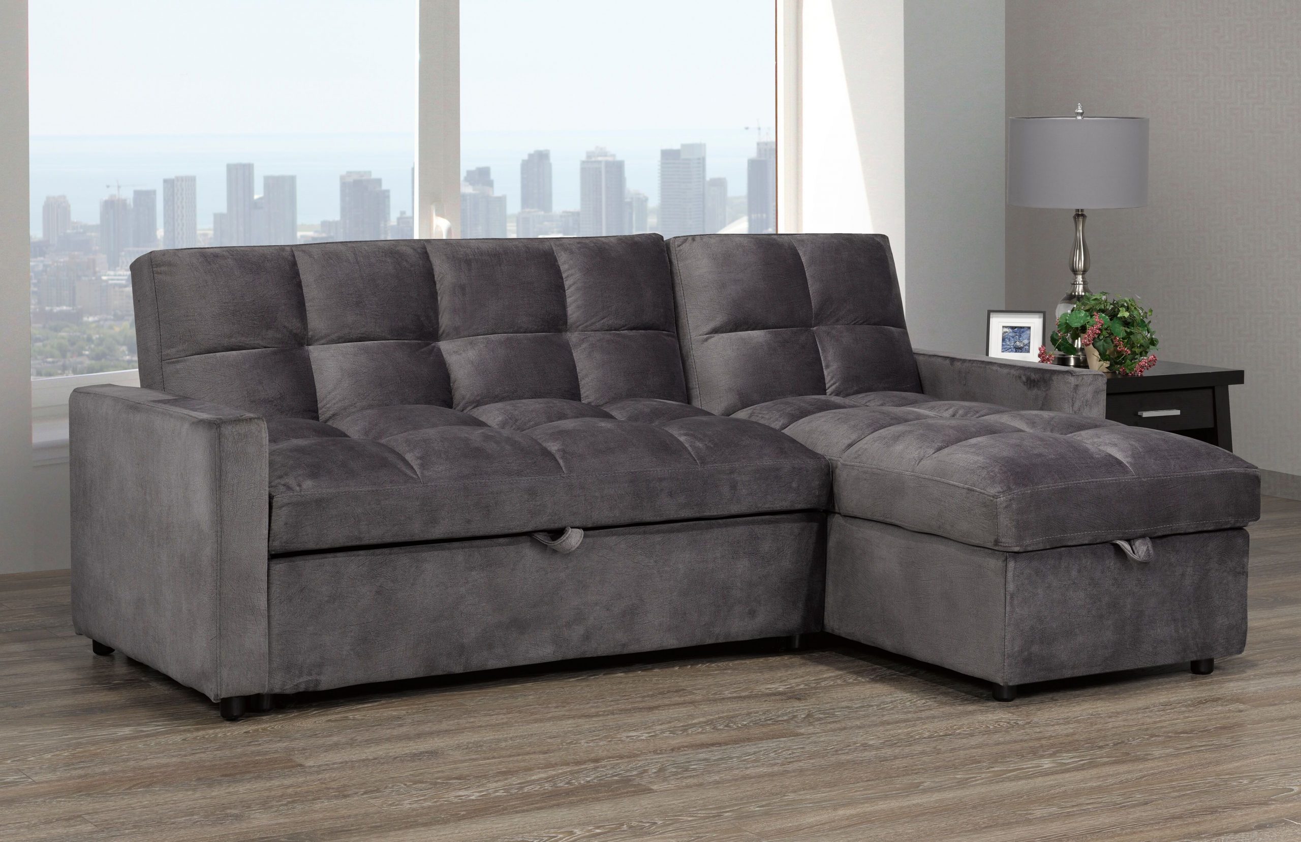 Brassex Jayden Sofa Bed - Grey