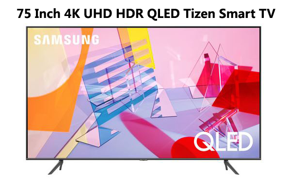 Samsung 75" 4K UHD HDR QLED Tizen Smart TV (QN75Q60TAFXZC)