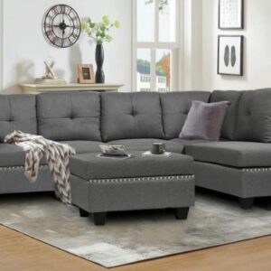 2327 Reversible Sectional With Ottoman