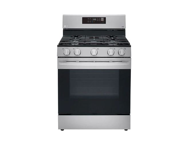 LG LRGL5823S 5.8 cu ft. Smart Wi-Fi Enabled Fan Convection Gas Range with Air Fry & EasyClean®