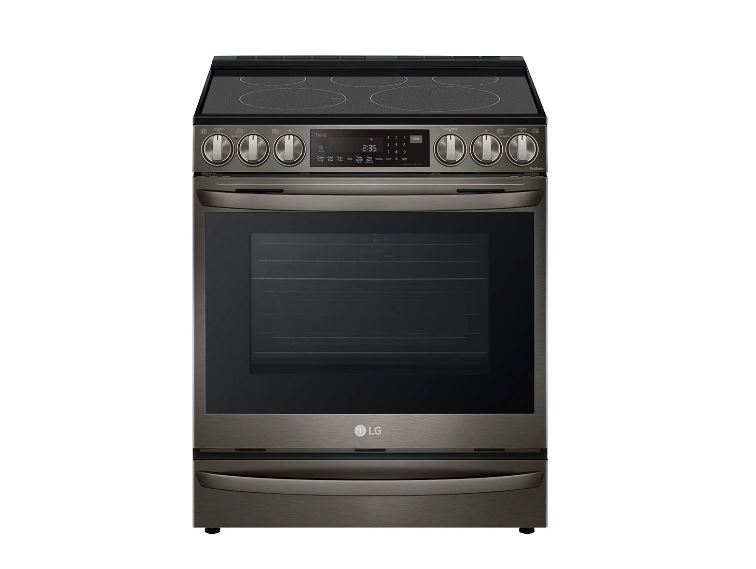 LG LSEL6337D 6.3 cu ft. Smart Wi-Fi Enabled ProBake Convection® InstaView™ Electric Slide-in Range with Air Fry