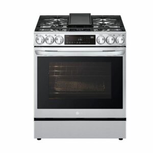 LG LSGL6335F 6.3 cu ft. Smart wi-fi Enabled ProBake Convection® InstaView® Gas Slide-In Range with Air Fry